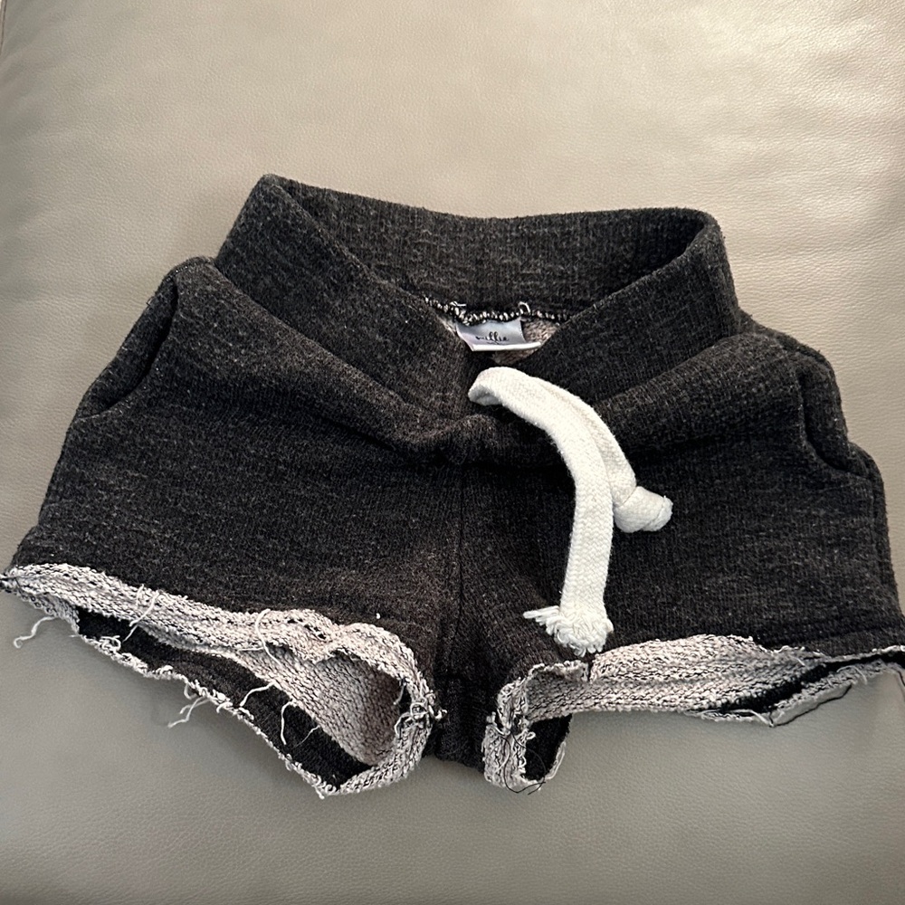 Cozy Black Kids Shorts
